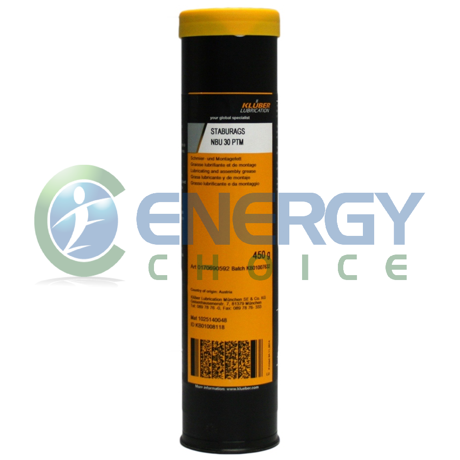 Kluber STABURAGS NBU 30 PTM Lubricating grease high resistance 450g, Kluber Lubrication, 0170694712